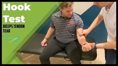 test for biceps tendon tear|positive hook test biceps.